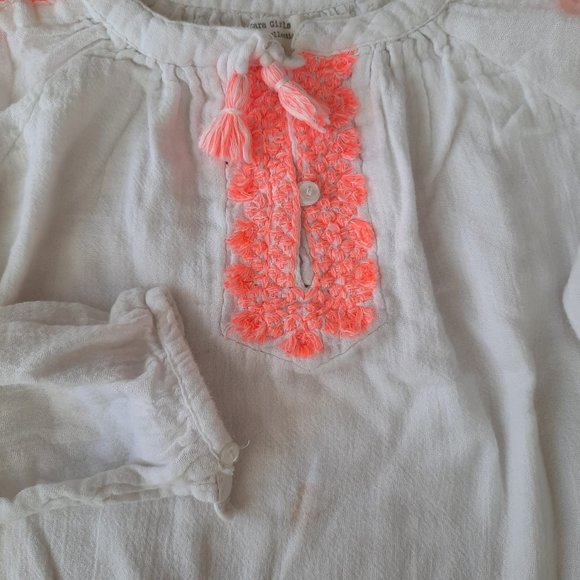 ZARA Top With Embroidery - Size 4 - Picture 2 of 5